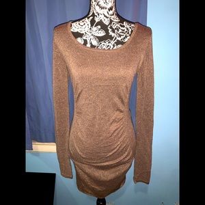 Glitter Long Sleeve Dress